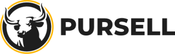 Pursell logo in black and yellow